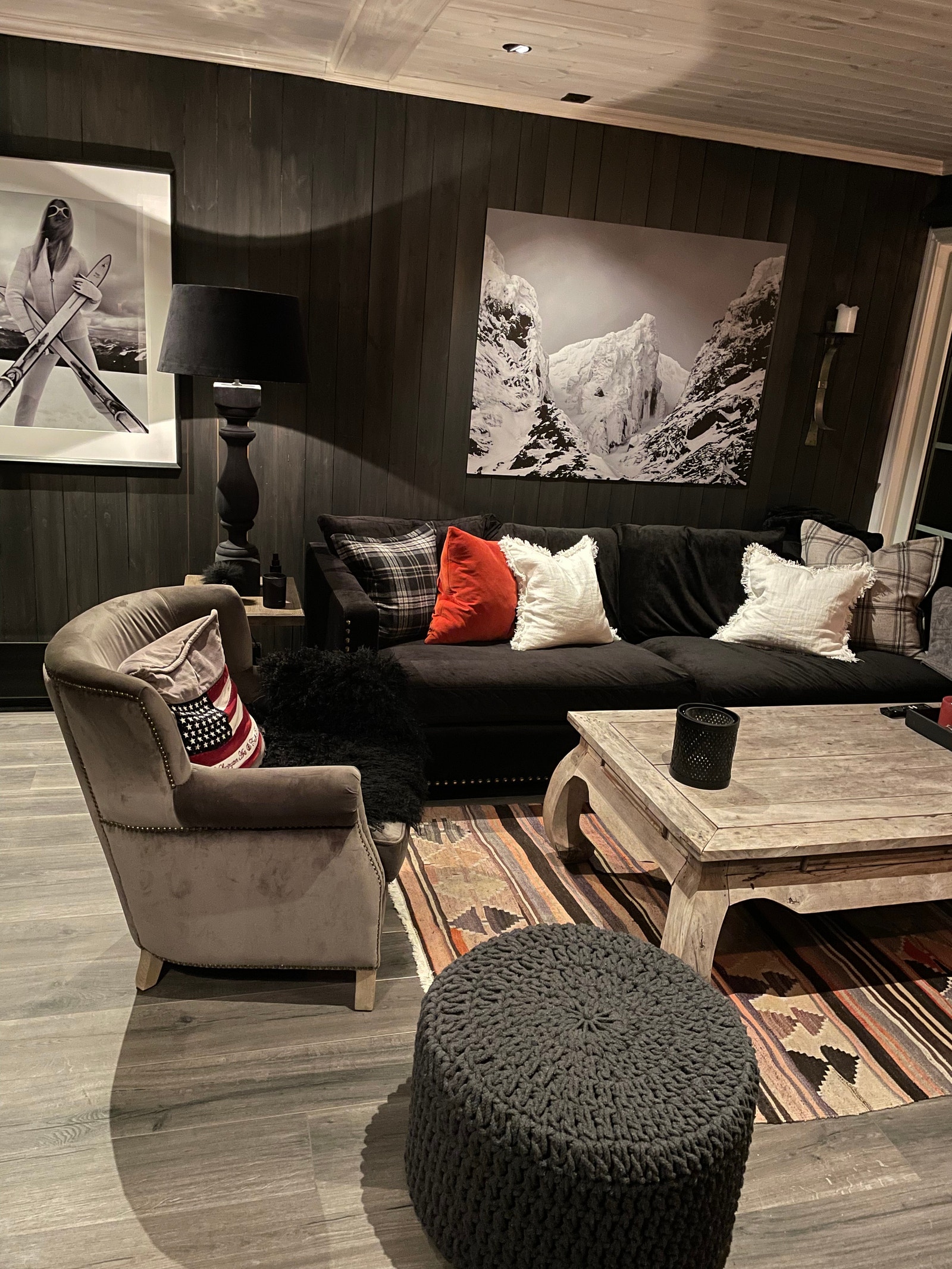 Hyggelig stue med fantastisk utsikt over Hemsedal og fjellene Galleribilde