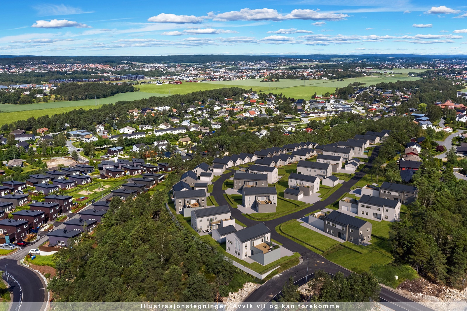 Perfekt for barnefamilier: Boliger på Begbyåsen med trygge og familievennlige omgivelser. Galleribilde