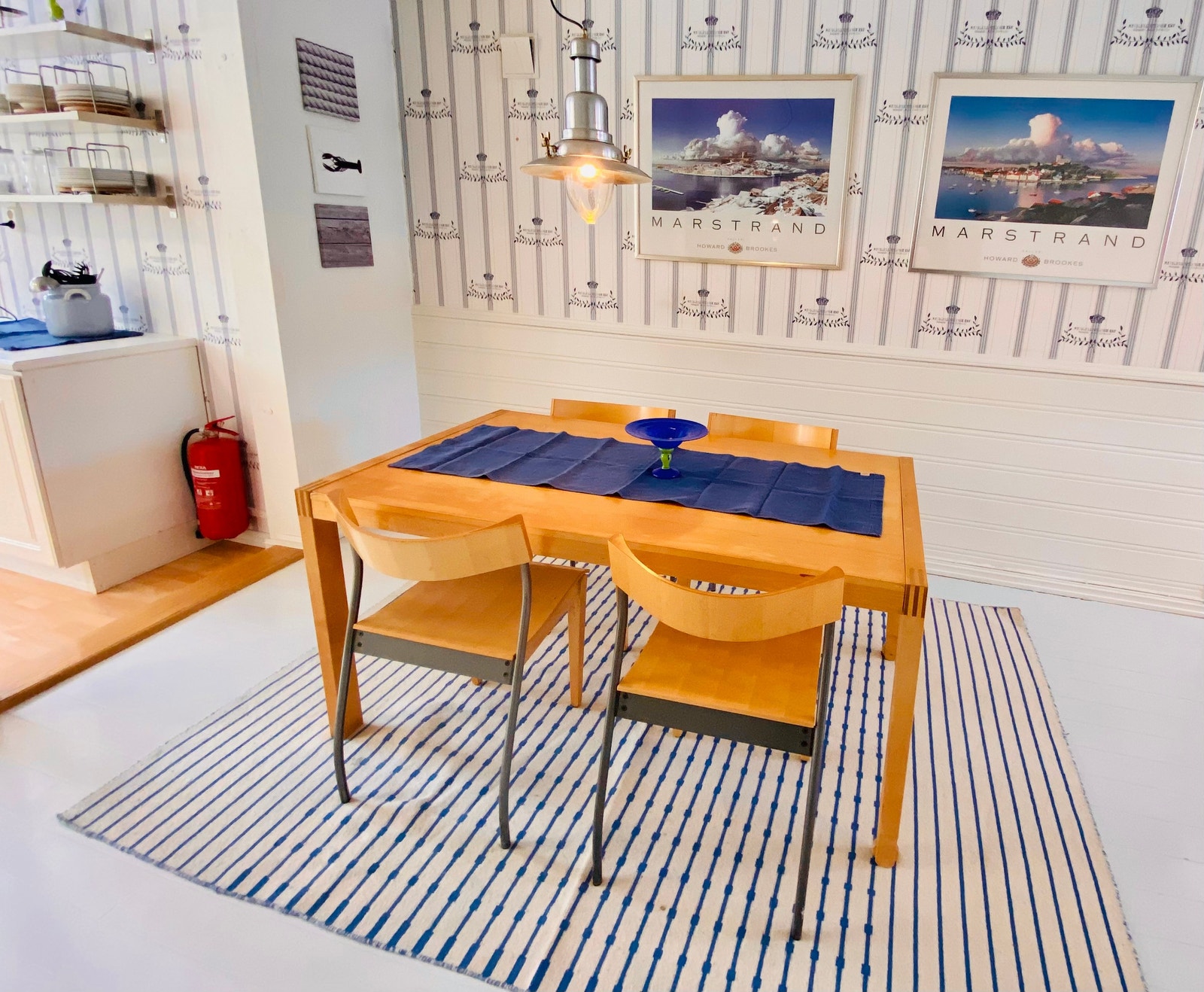 Koselig matkrok i stuen Galleribilde