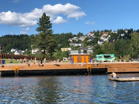 Bekkelagsbadet Langt Galleribilde