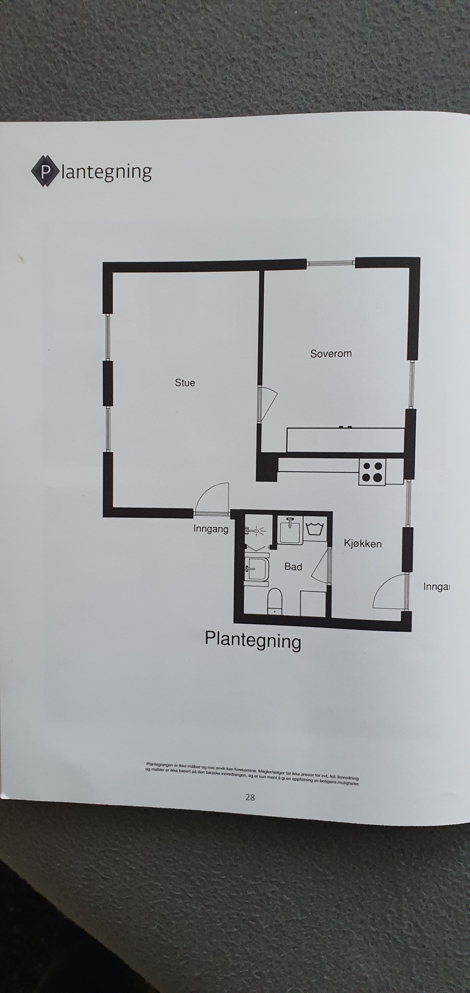 Seksjionering 1-etasje Galleribilde