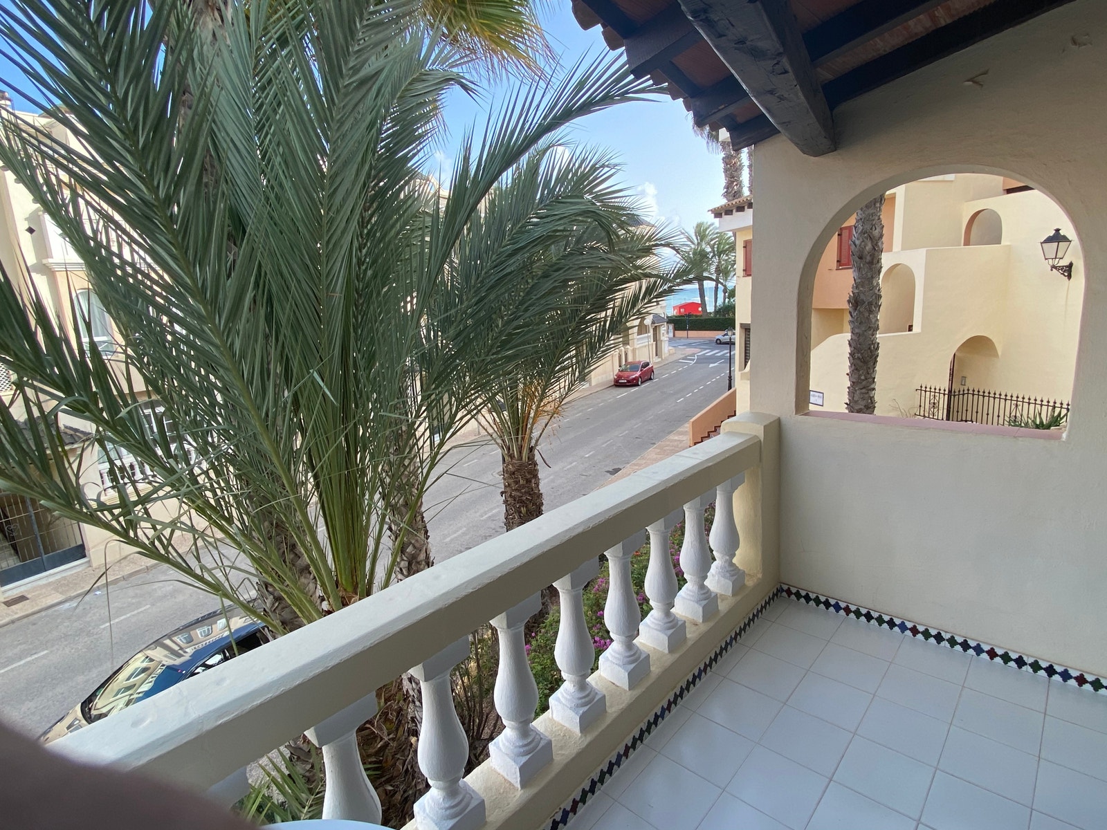 Terassen /palmer. Galleribilde