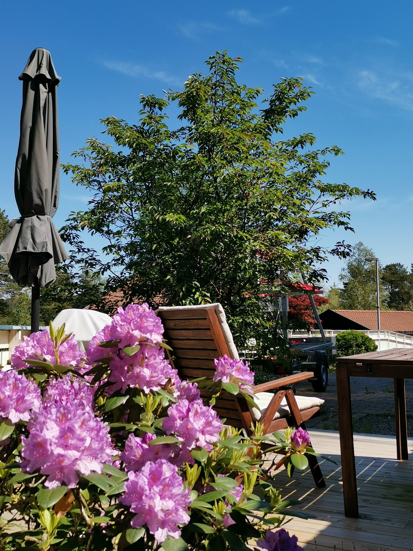 Usjenert uteplass Galleribilde