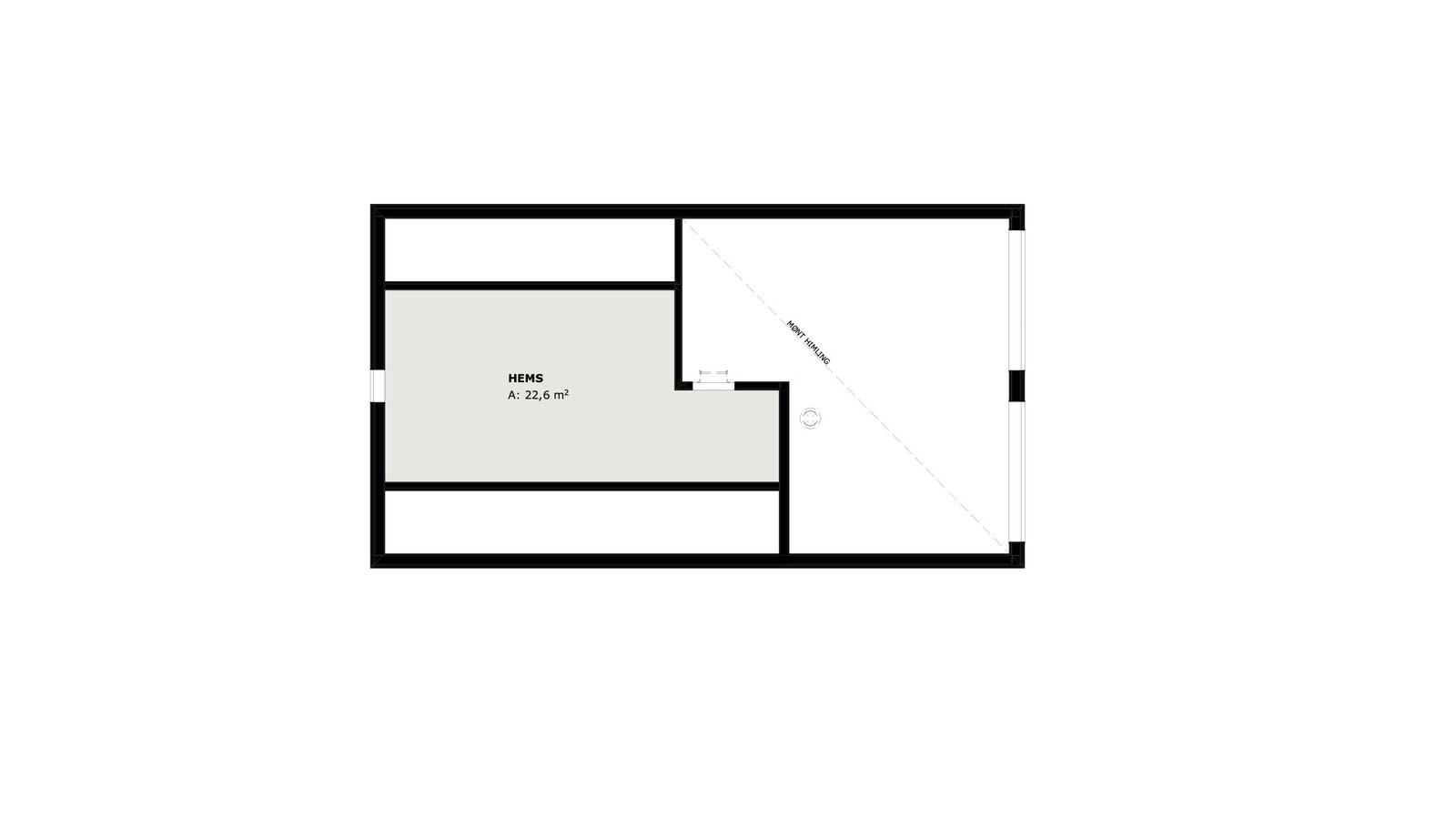 Planløsning hems Nordavind Galleribilde