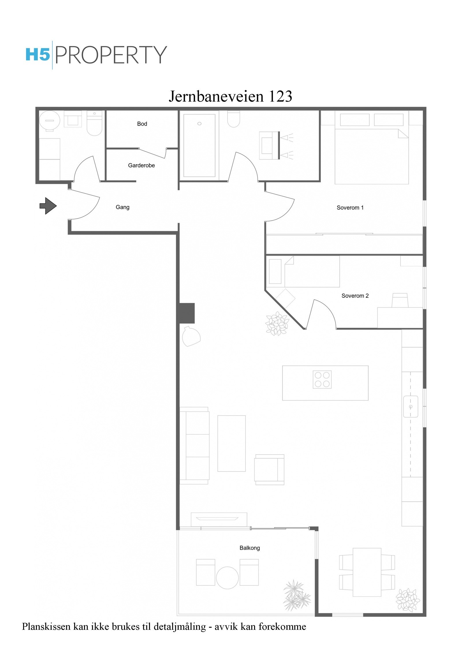 Plantegning 2D Galleribilde