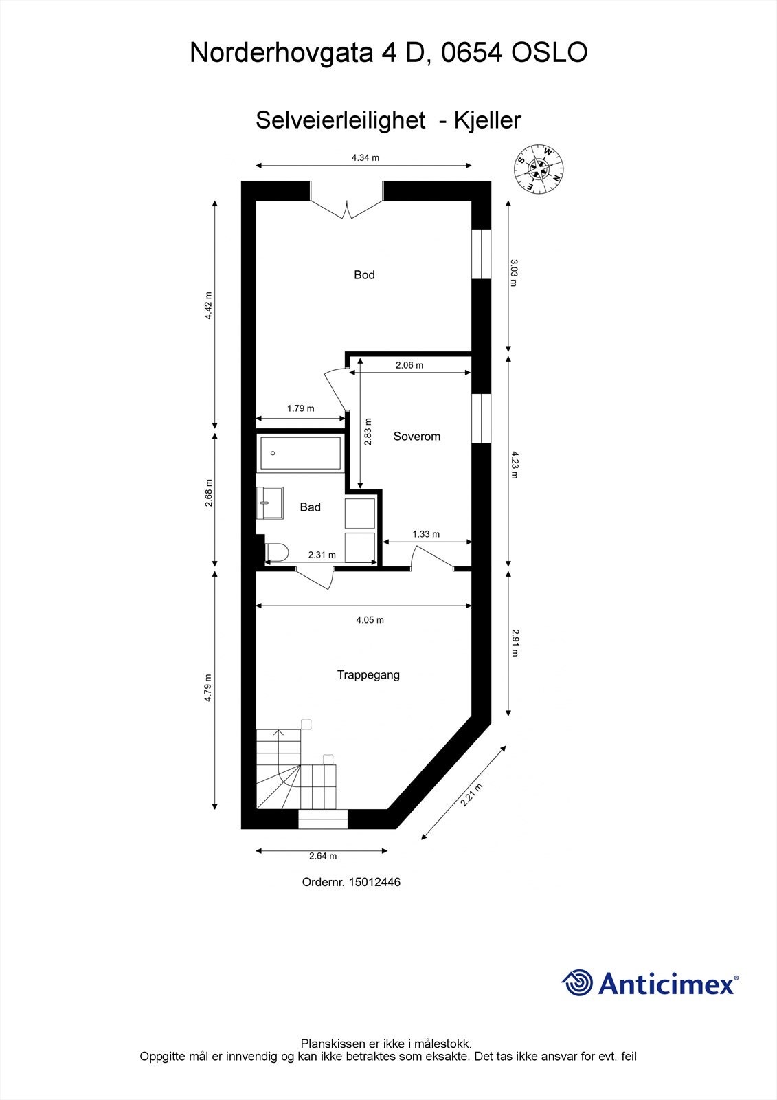 Plantegning kjeller Galleribilde