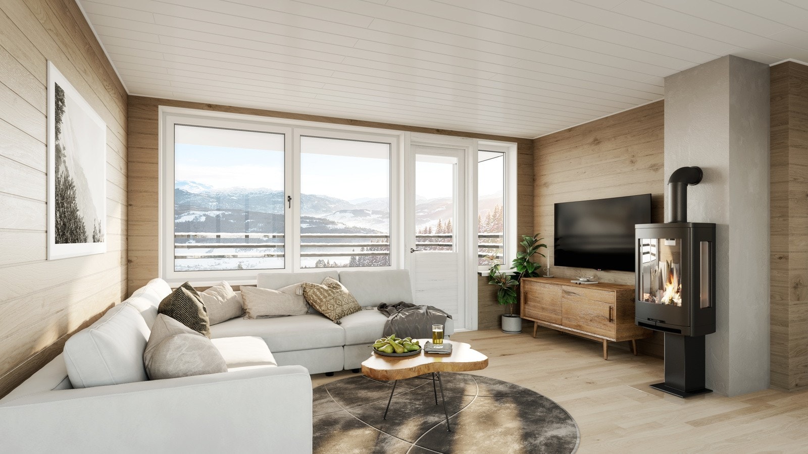 Gjennomførte leiligheter med høy standard. Galleribilde