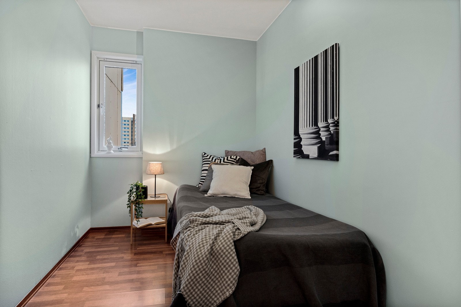 Det minste soverommet har mindre vindu/dagslysflate enn kravene i forskriftene til rom for varig opphold Galleribilde