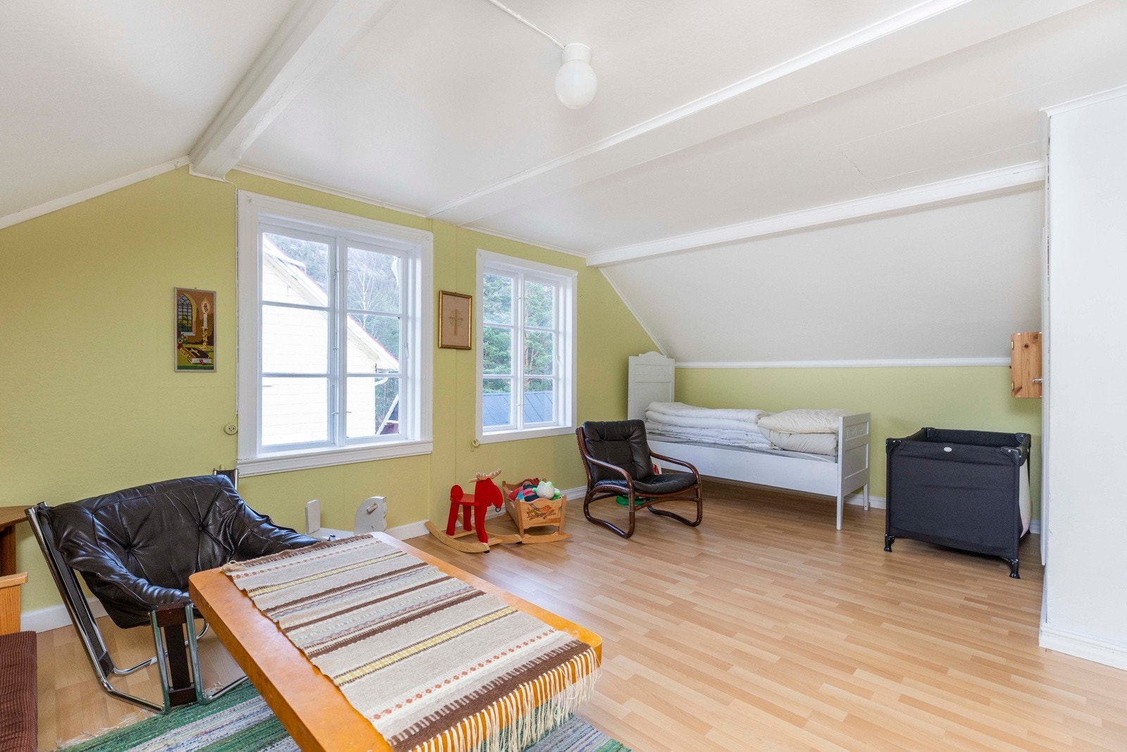 Soverom 7. Her kan man f.eks innrede en loftstue Galleribilde