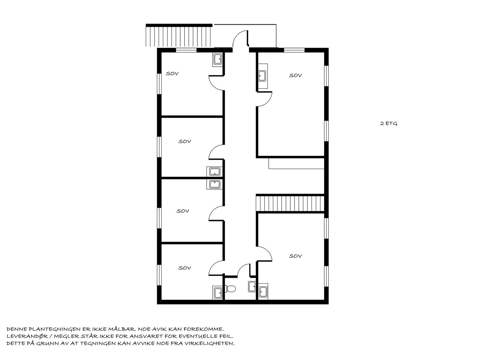 Plantegning 2.etg Galleribilde
