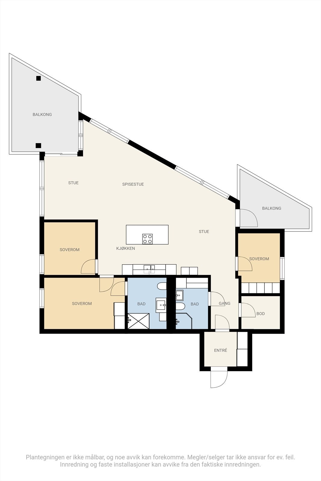 Plantegning Galleribilde