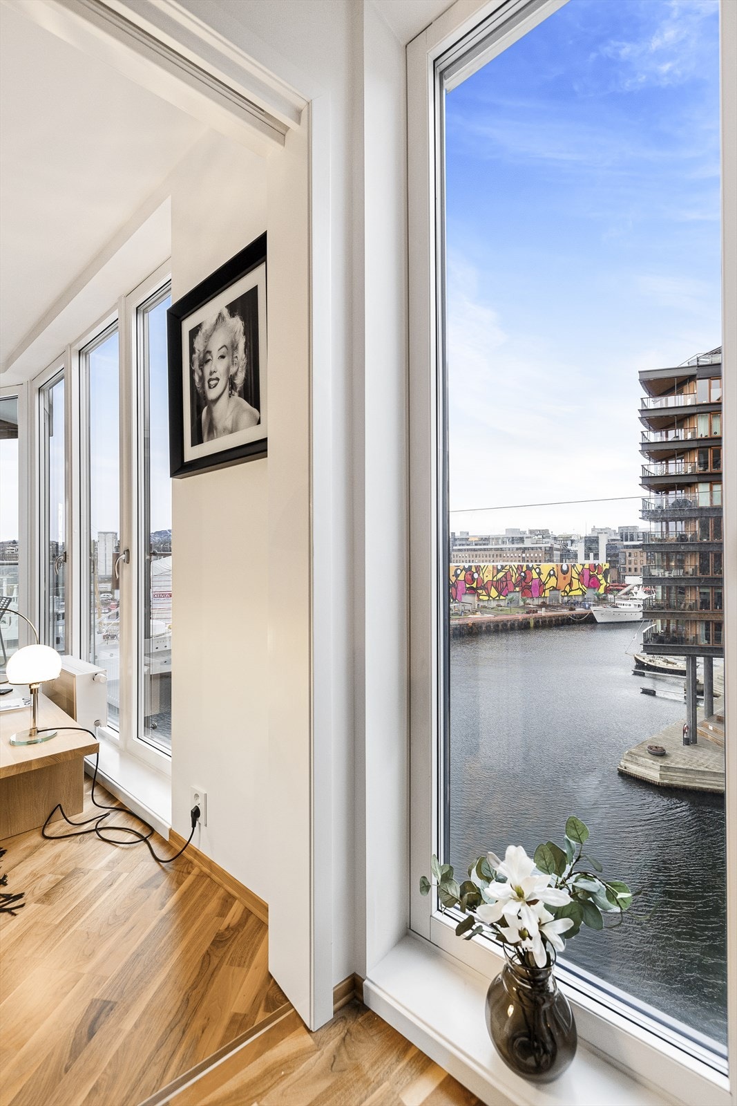 Utsikt fra soverommet. Galleribilde