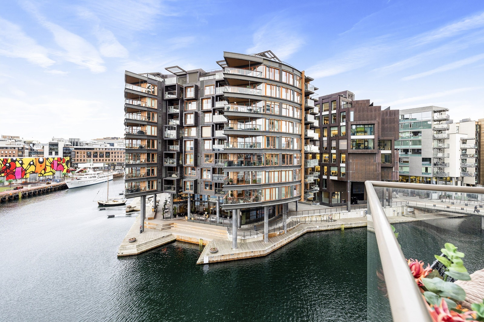 Utsikt fra balkongen. Galleribilde