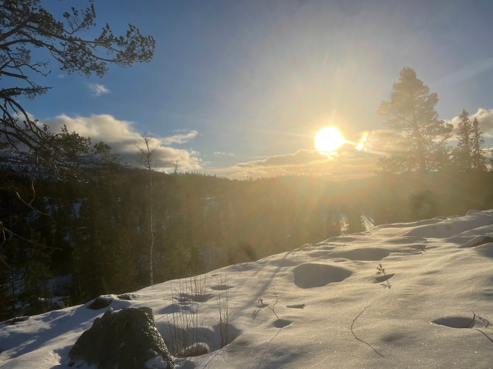 Utsikt fra hytta Galleribilde