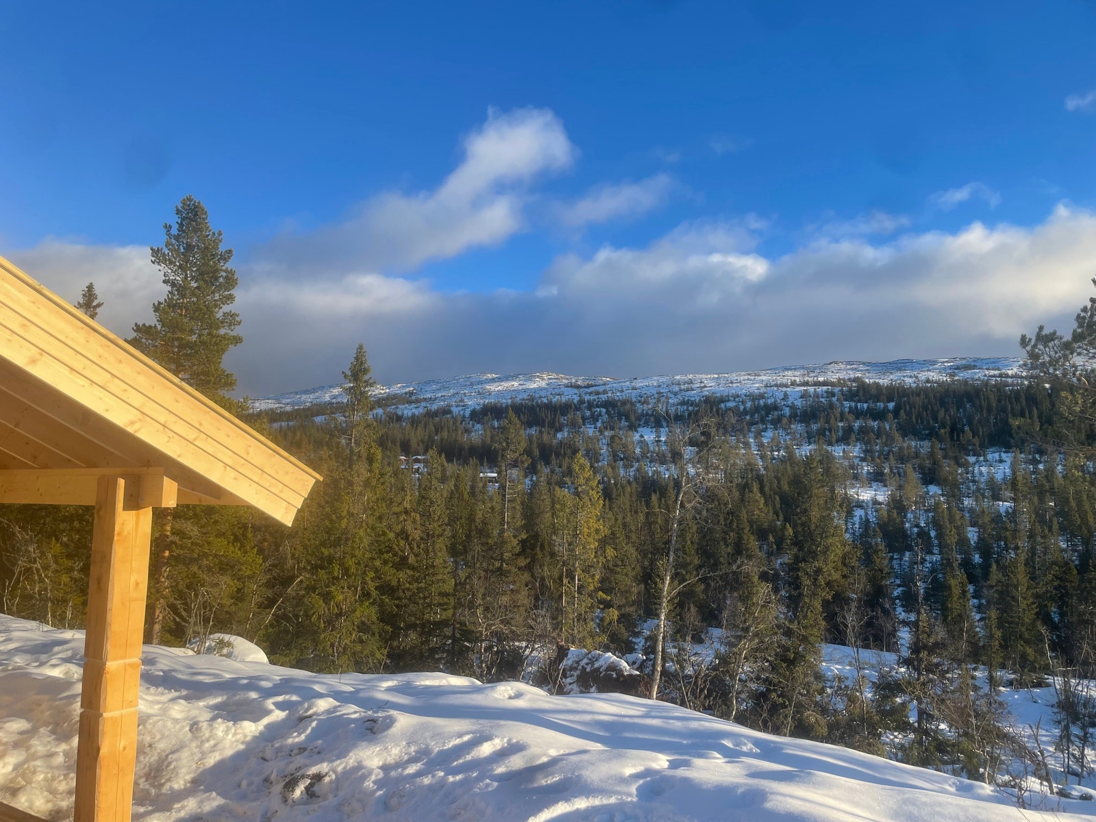 Utsikt fra hytta Galleribilde