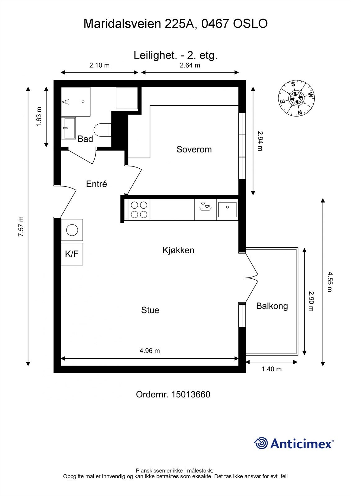 Plantegning Galleribilde