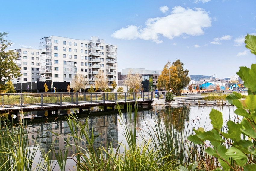 Teglverksdammen er en park på Hasle i Oslo, åpnet i 2015, der Hovinbekken er gjenåpnet og danner to store dammer. Galleribilde