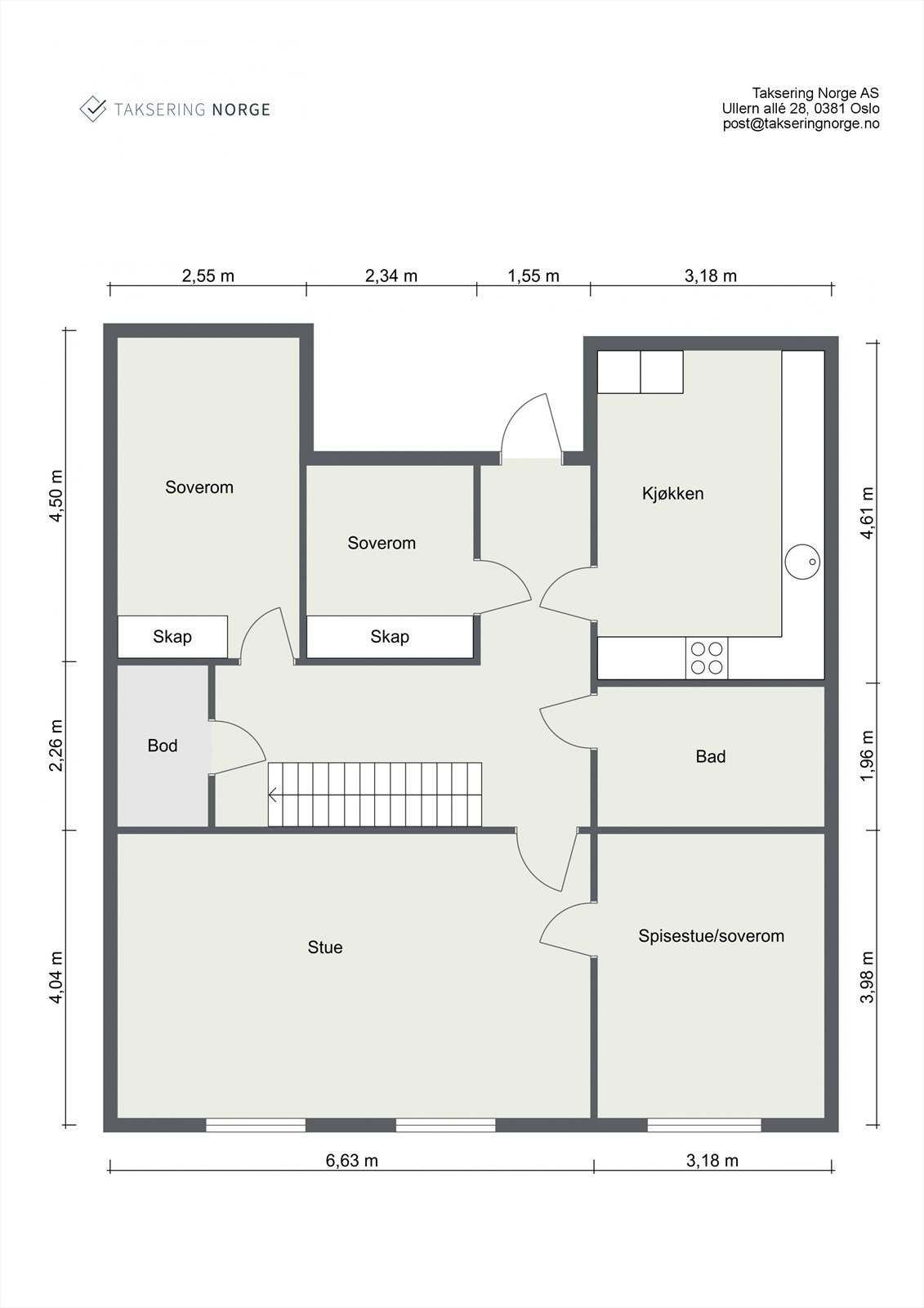 Floorplan letterhead - 89170 Norbygata 39 rev - 5. Etasje - 2D Floor Plan.jpg Galleribilde
