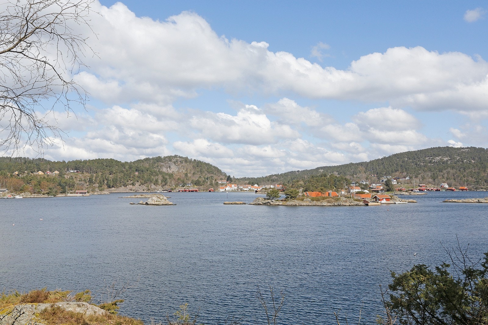 Utsikt mot Tregde Galleribilde