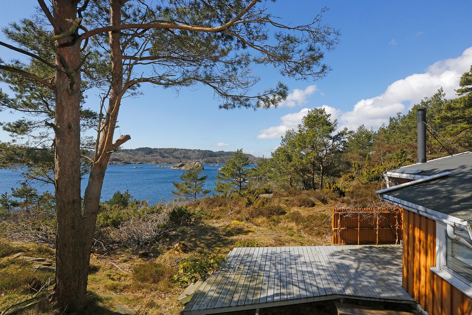 Sydvest-vendt utsikt mot Skjernøya Galleribilde