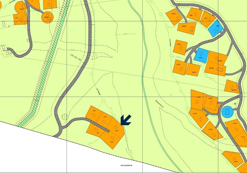 Tomt H24 - Prisantydning kr. 900.000,- Galleribilde