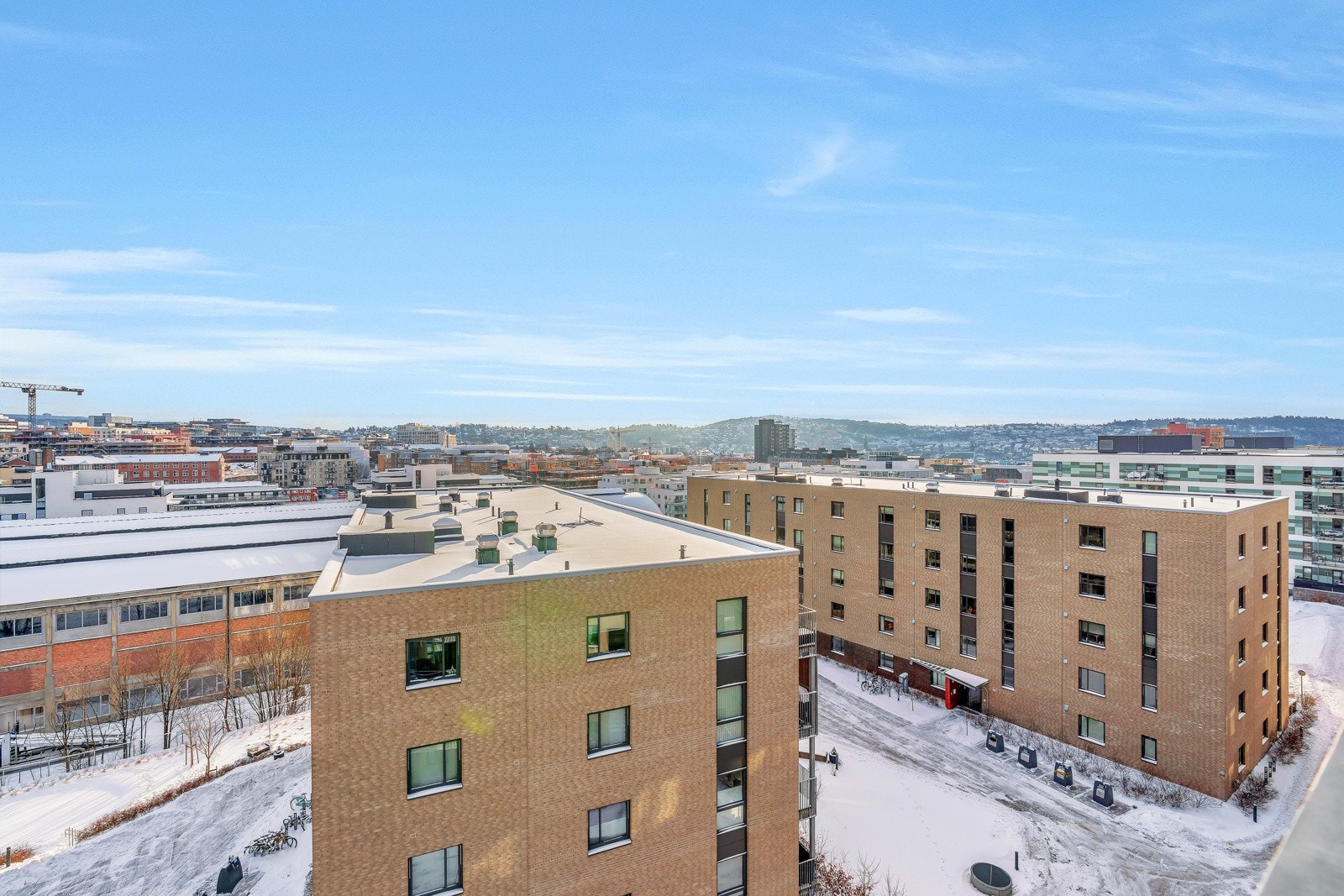 Utsikt fra balkong Galleribilde