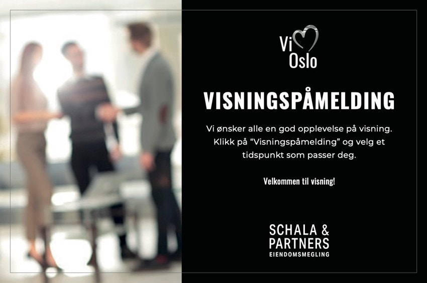 Husk å melde deg på visningen i forkant. Galleribilde