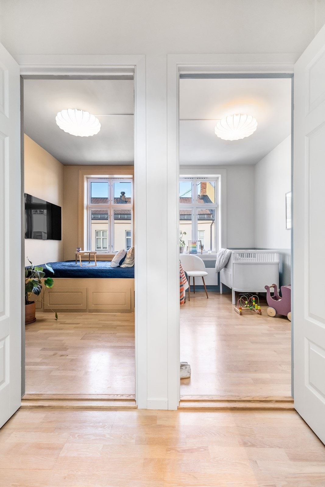 Leiligheten har tre gode soverom. Galleribilde