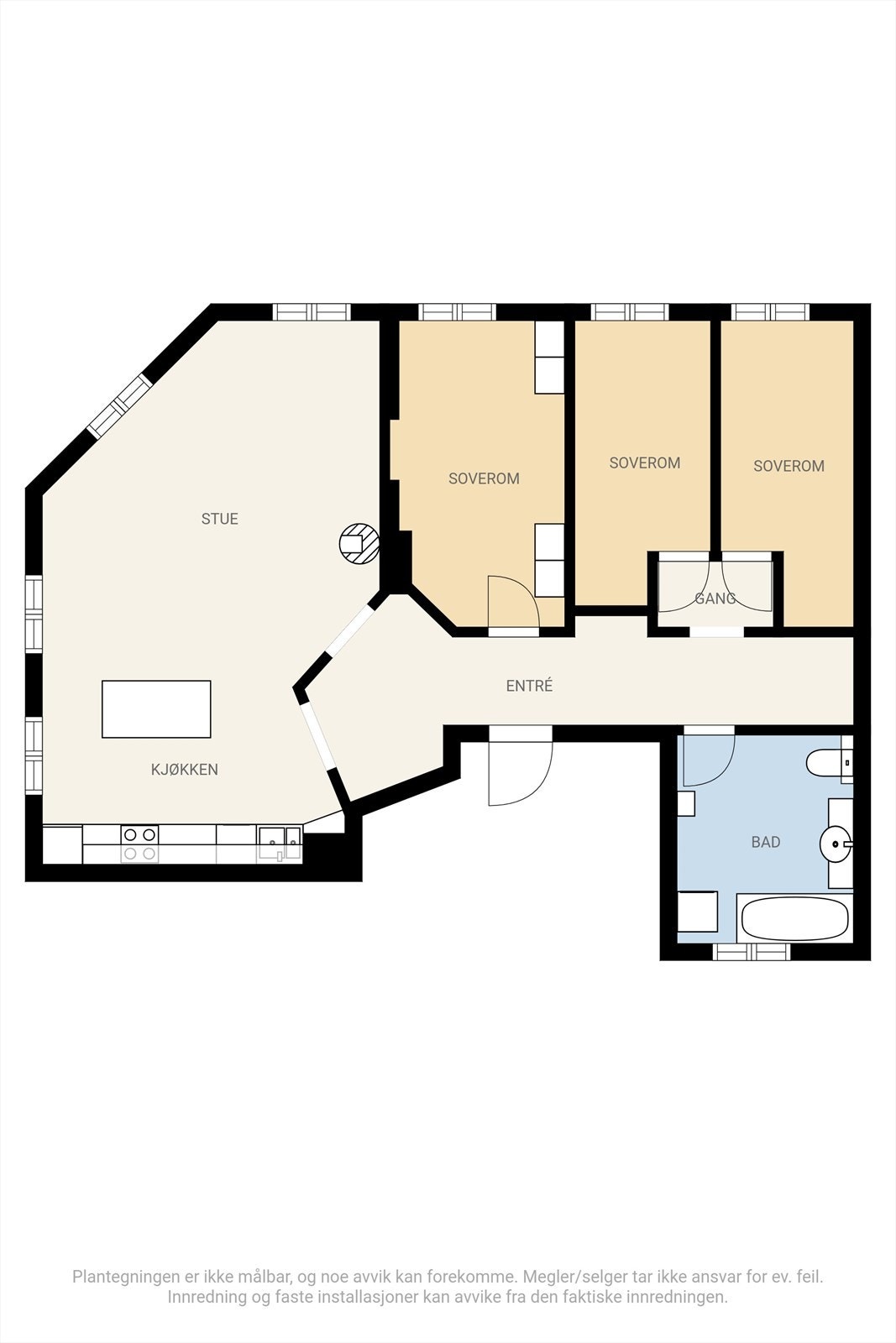 Plantegning. Galleribilde