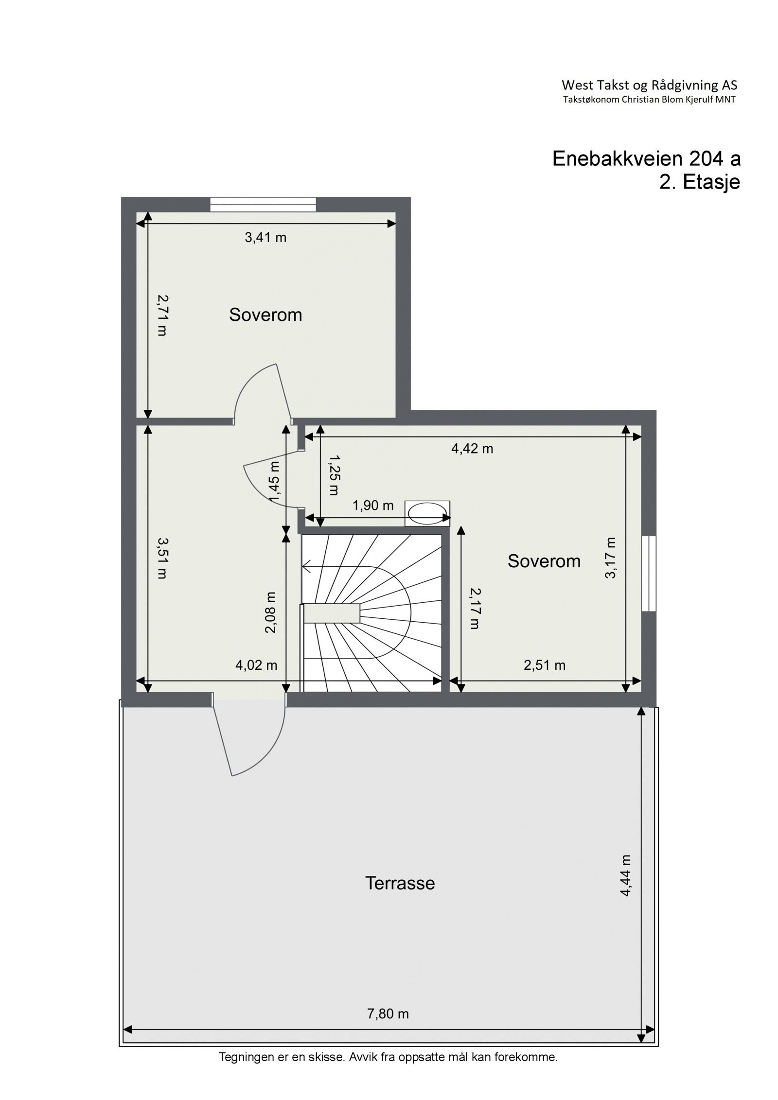 Plantegning - 2.etasje. Galleribilde