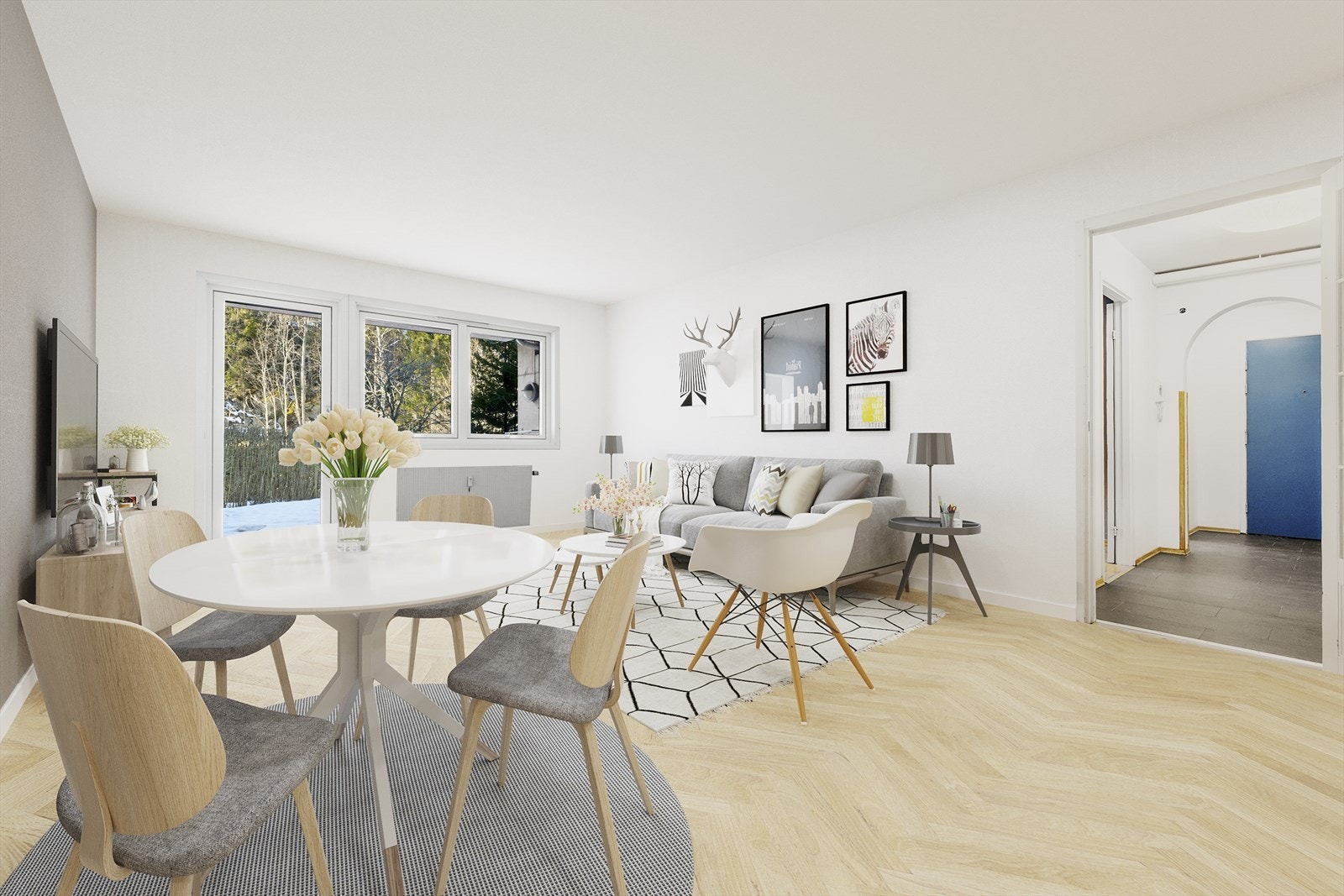 Reis Malik ved Eiendomsmegler har gleden av å ønske dere velkommen til Holmlia Senter vei 21! Bildet er modifisert og kun ment til illustrasjon. Galleribilde