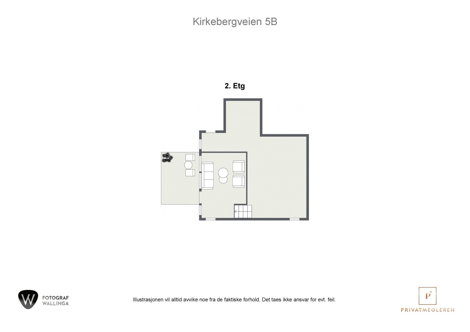 Plantegning messanin/hems. Galleribilde