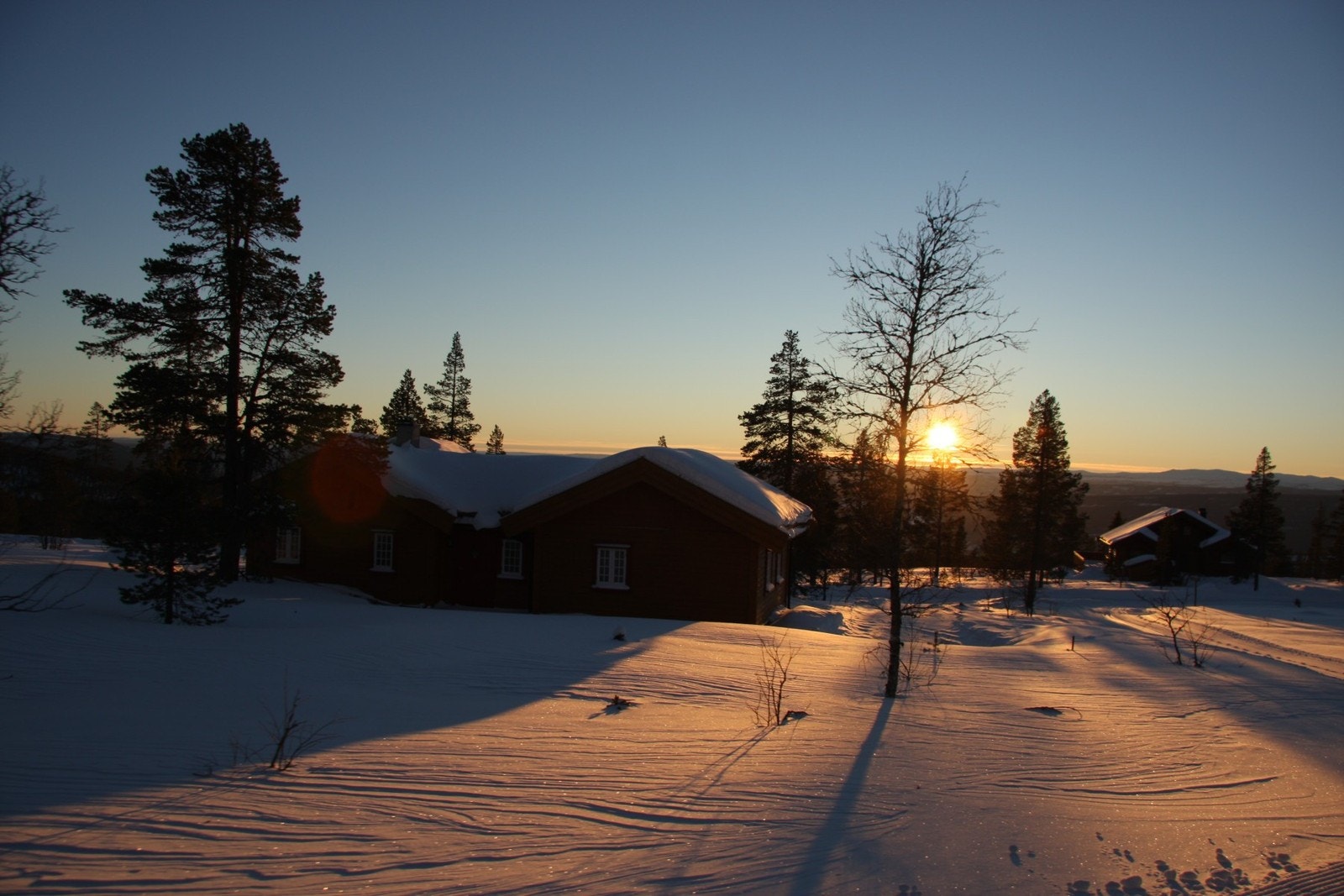 Solnedgang i Renåfjellet Galleribilde