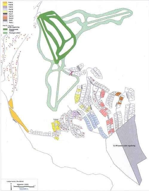 Kart over Renåfjellet Galleribilde