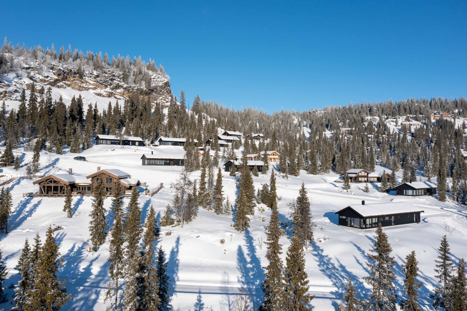 Foto fra tomteområde mot nord, Mono Media Galleribilde