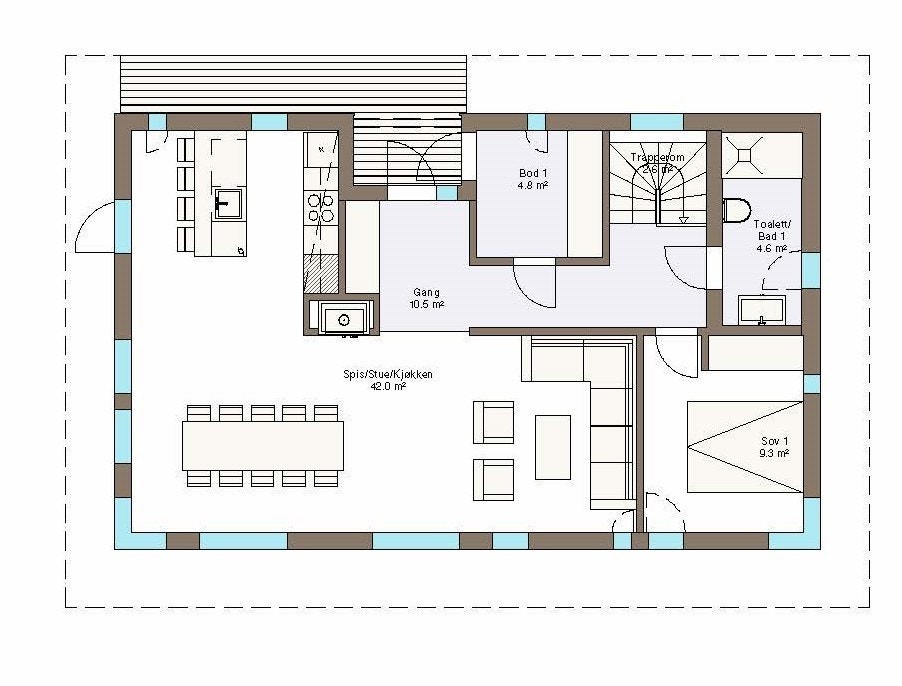 Plantegning hovedplan 20ATU Galleribilde