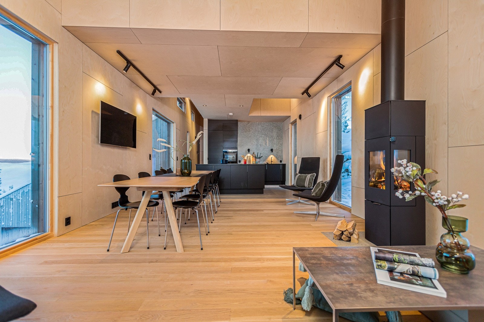 Åpen kjøkken stue løsning Galleribilde