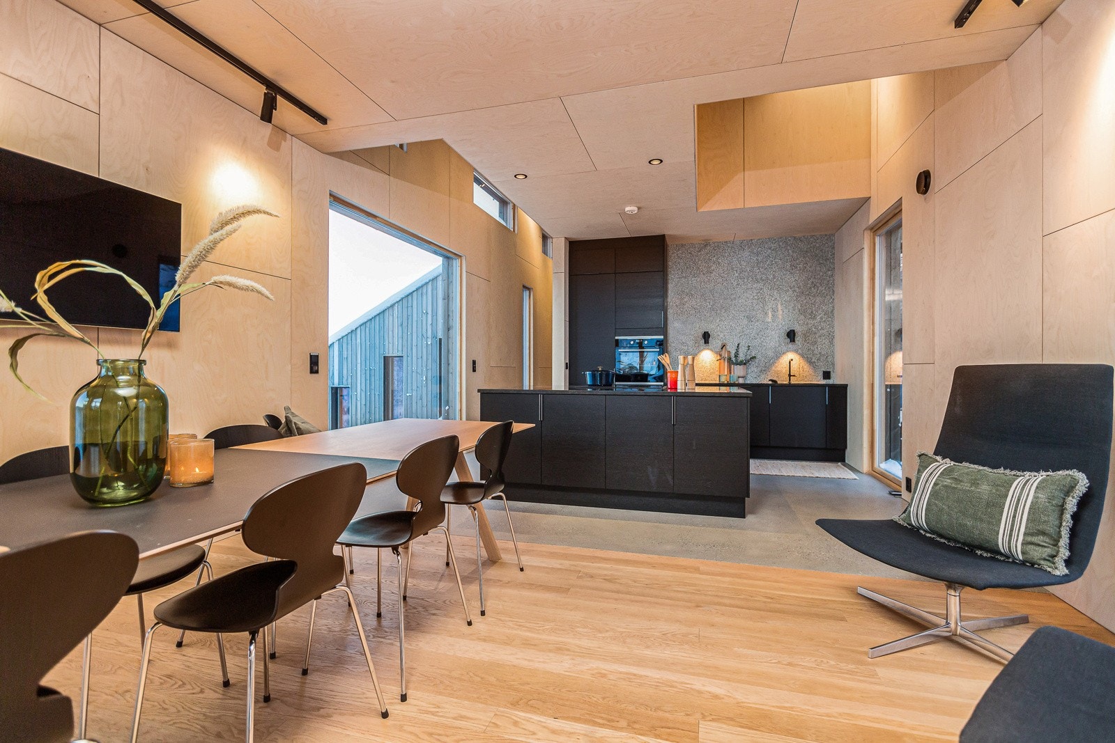 God løsning mellom stue og kjøkken Galleribilde