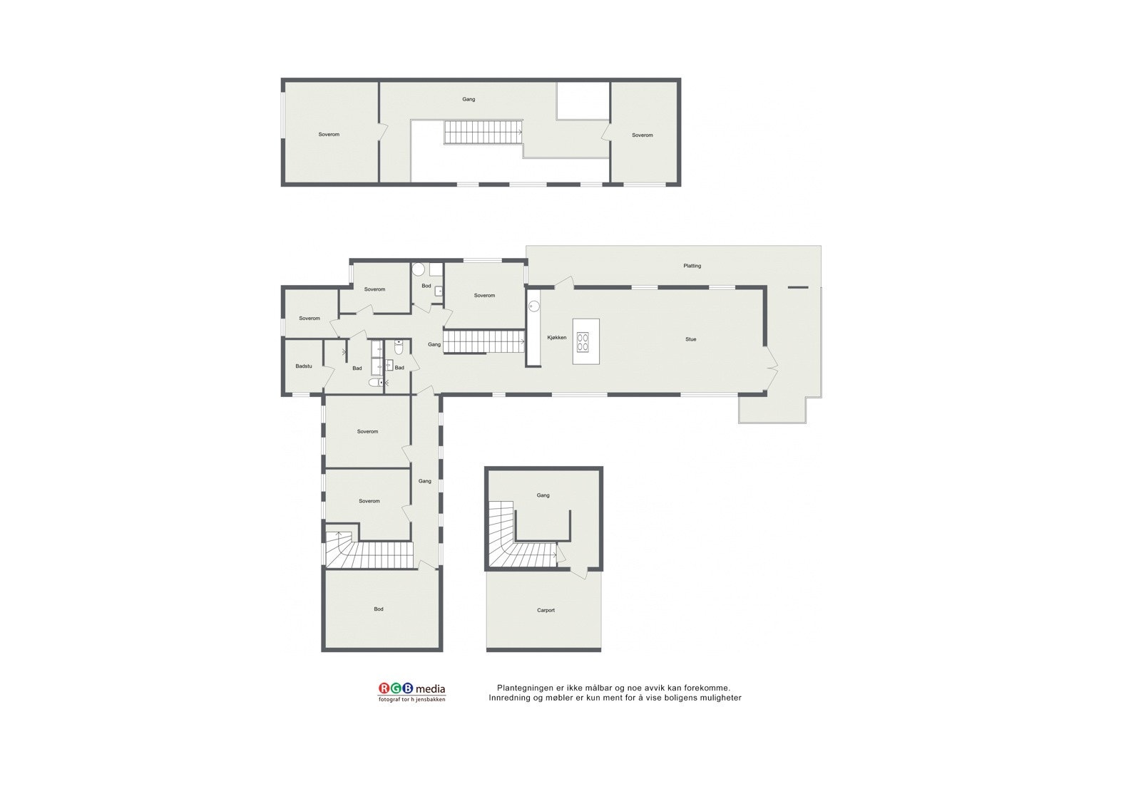 Plantegning Galleribilde