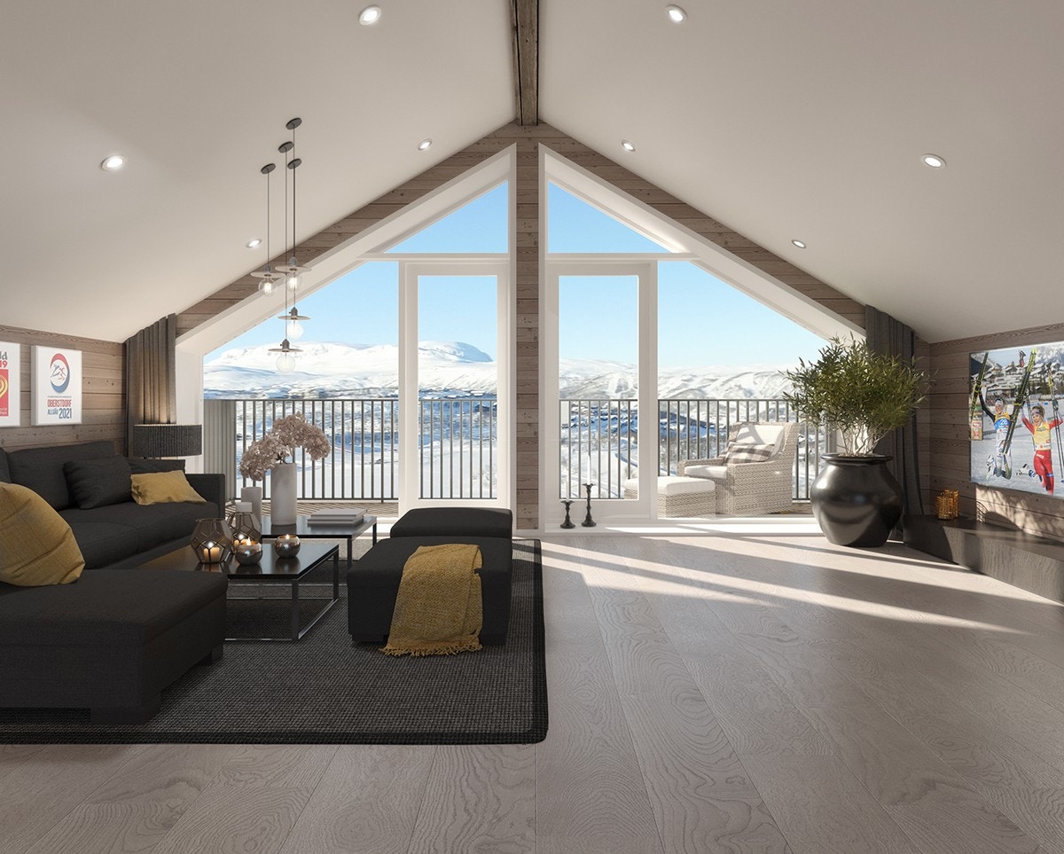 Høyt under taket. Galleribilde