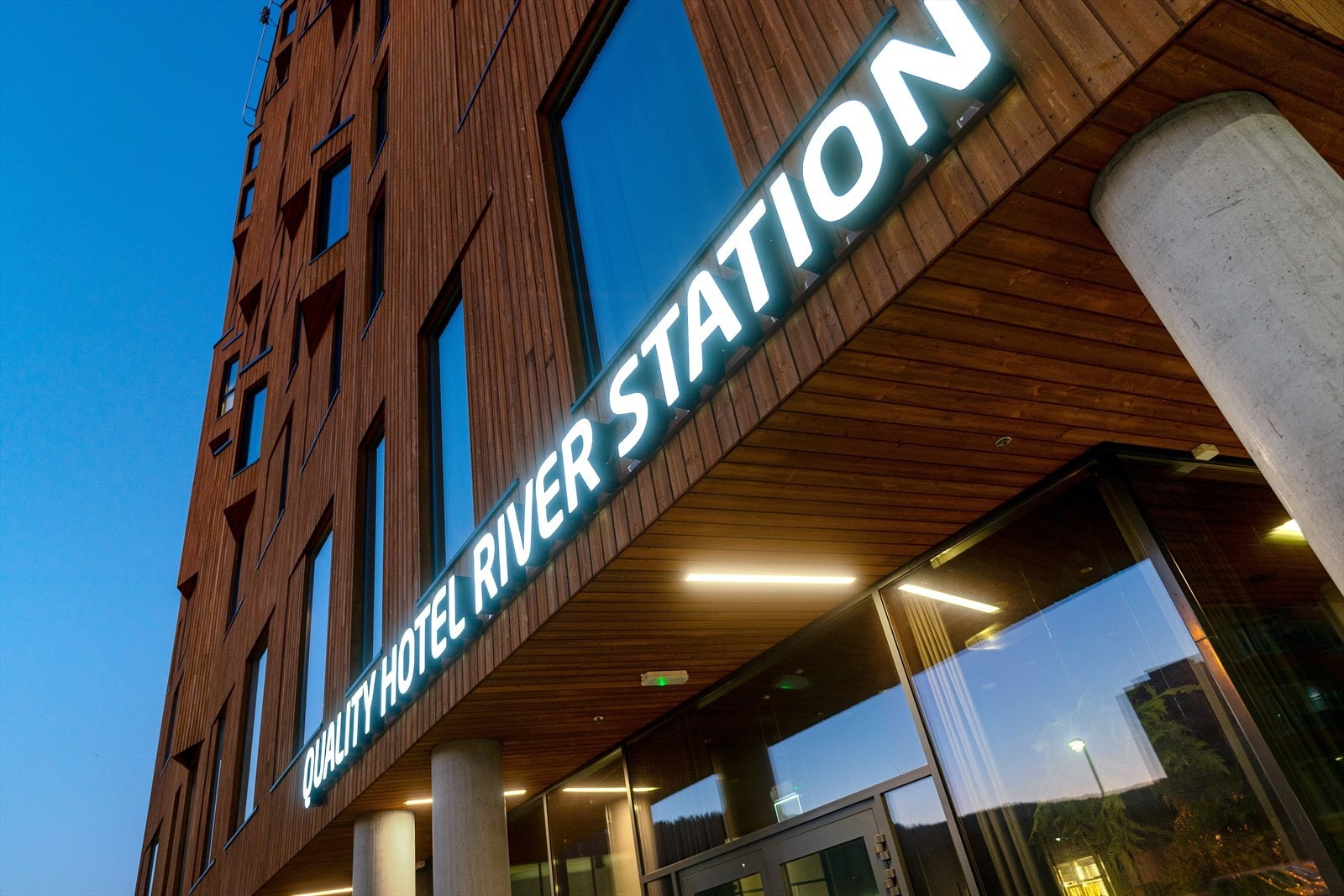 Det skjer mye på Strømsø. Her repr. ved det nye konferansehotellet. Galleribilde