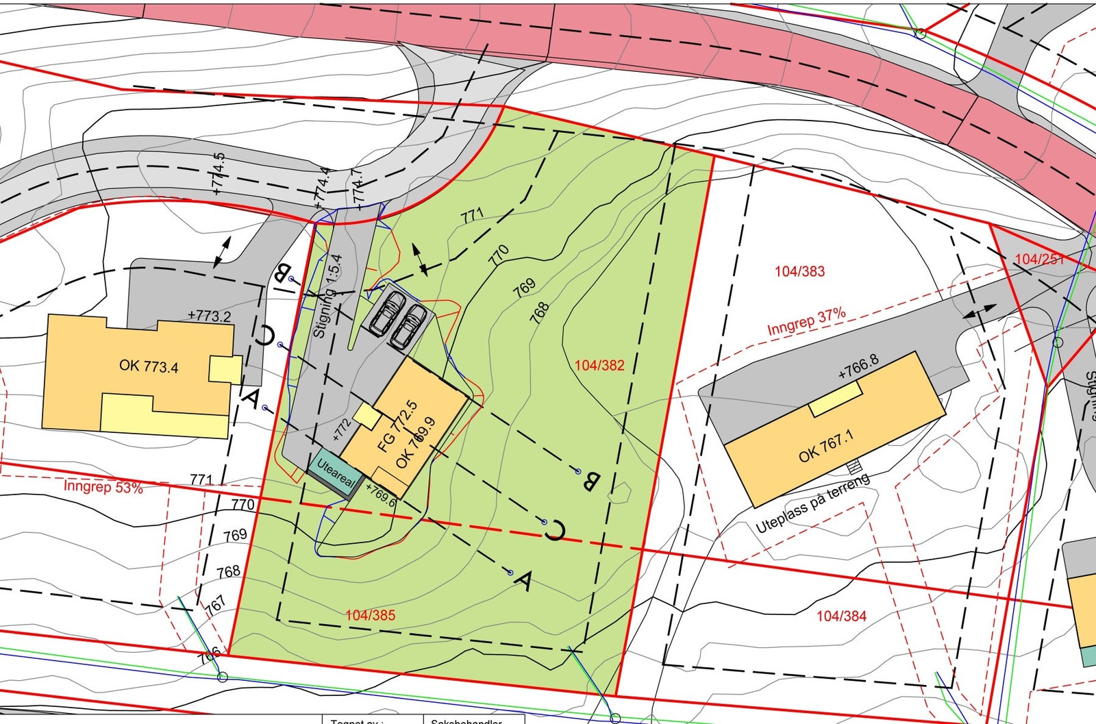 Situasjonsplan Galleribilde