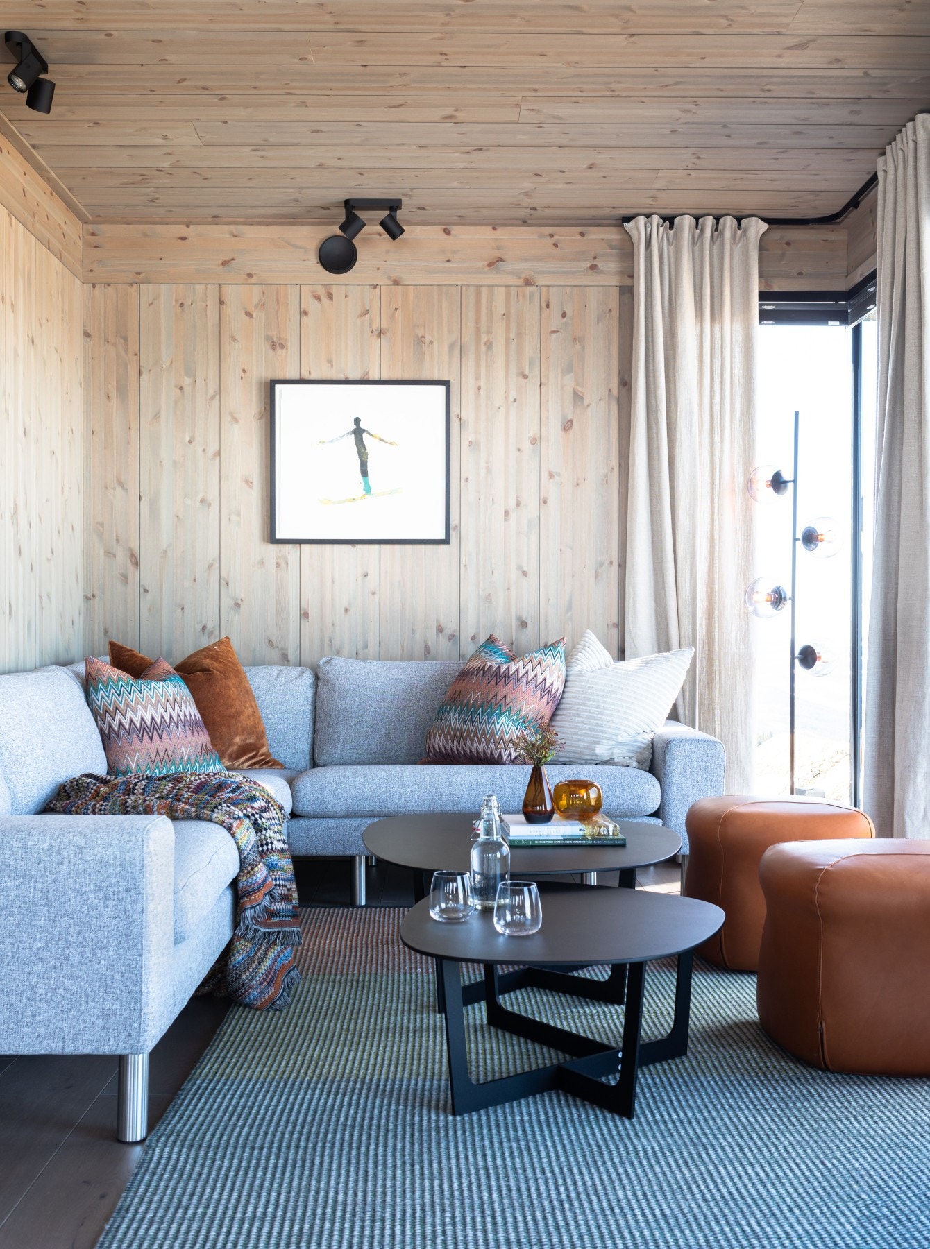 Interiørbilde fra en av våre visningshytter Galleribilde