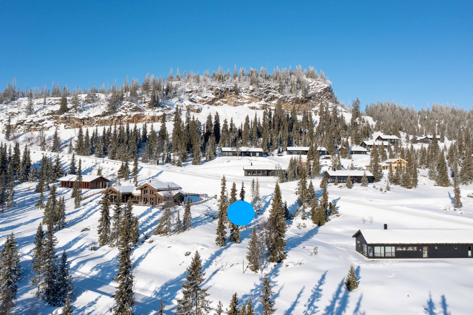 Foto fra tomt mot nord, foto: Mono Media Galleribilde