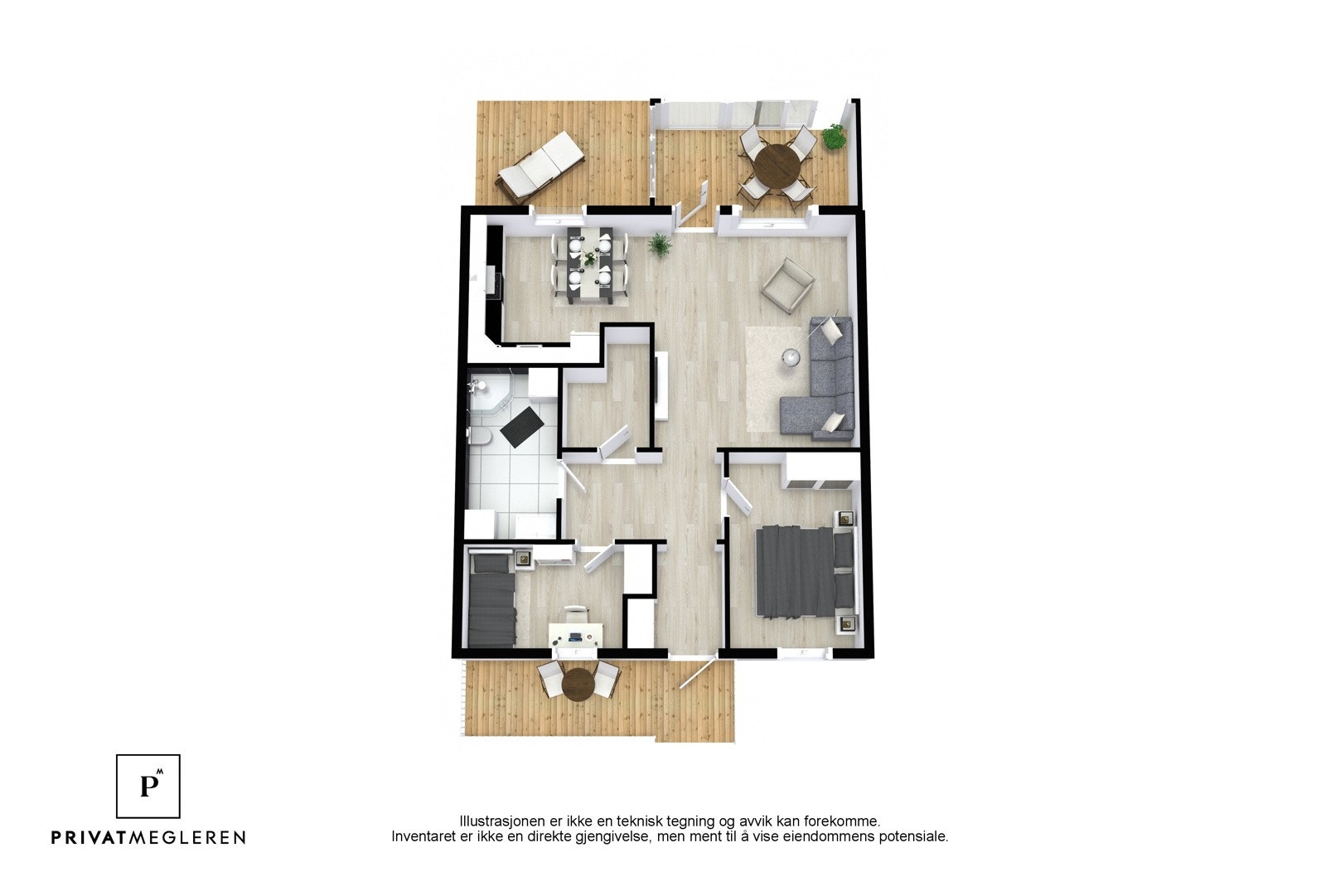 Plantegning Galleribilde