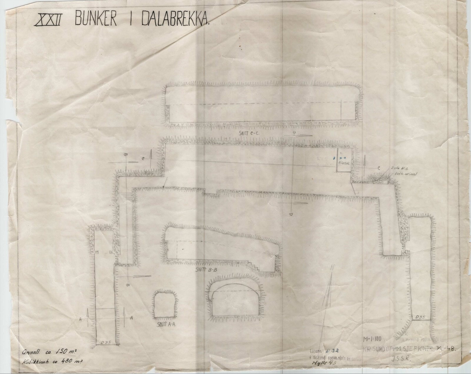 Plantegning fra Kristiansund kommune Galleribilde