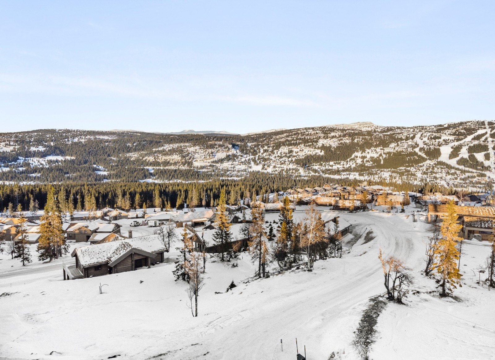 Utsikt mot Kvitfjell Vest. Galleribilde