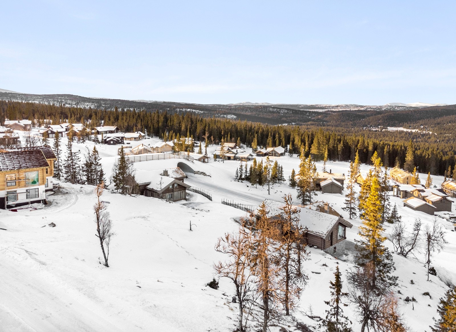 Med utsikt til Vendalen mot Jotunheimen. Galleribilde