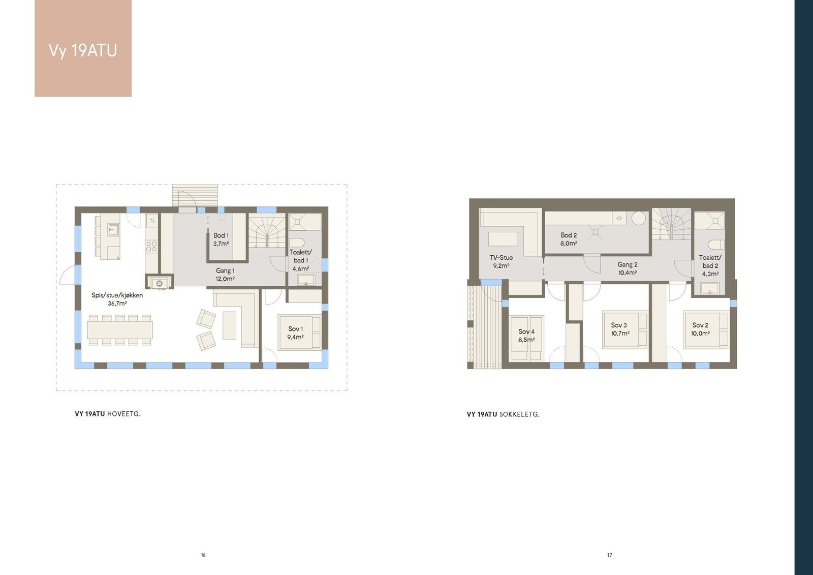 Plantegning Vy19ATU Galleribilde