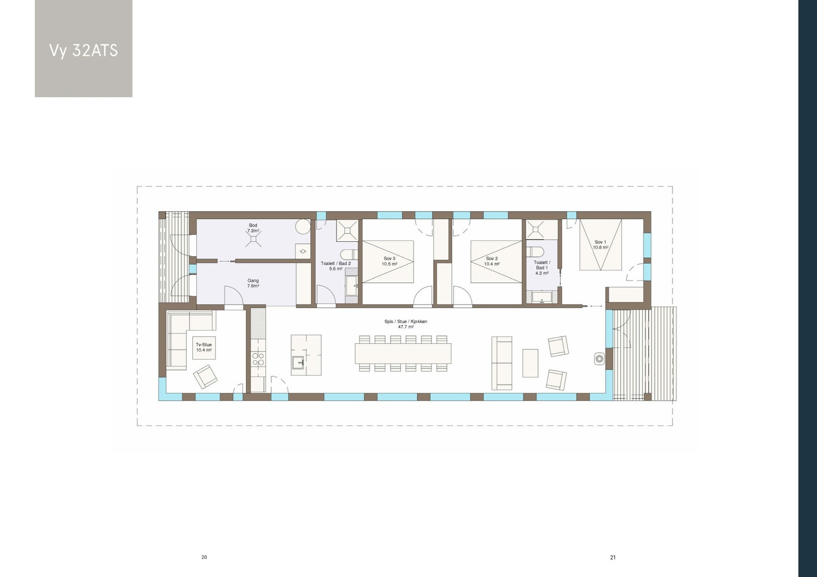 Plantegning Vy 32ATS Galleribilde